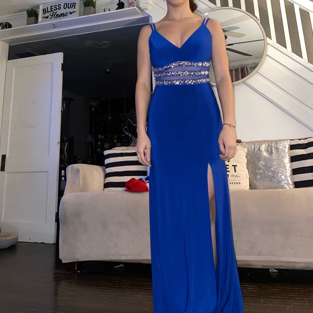 Royal Blue prom dress